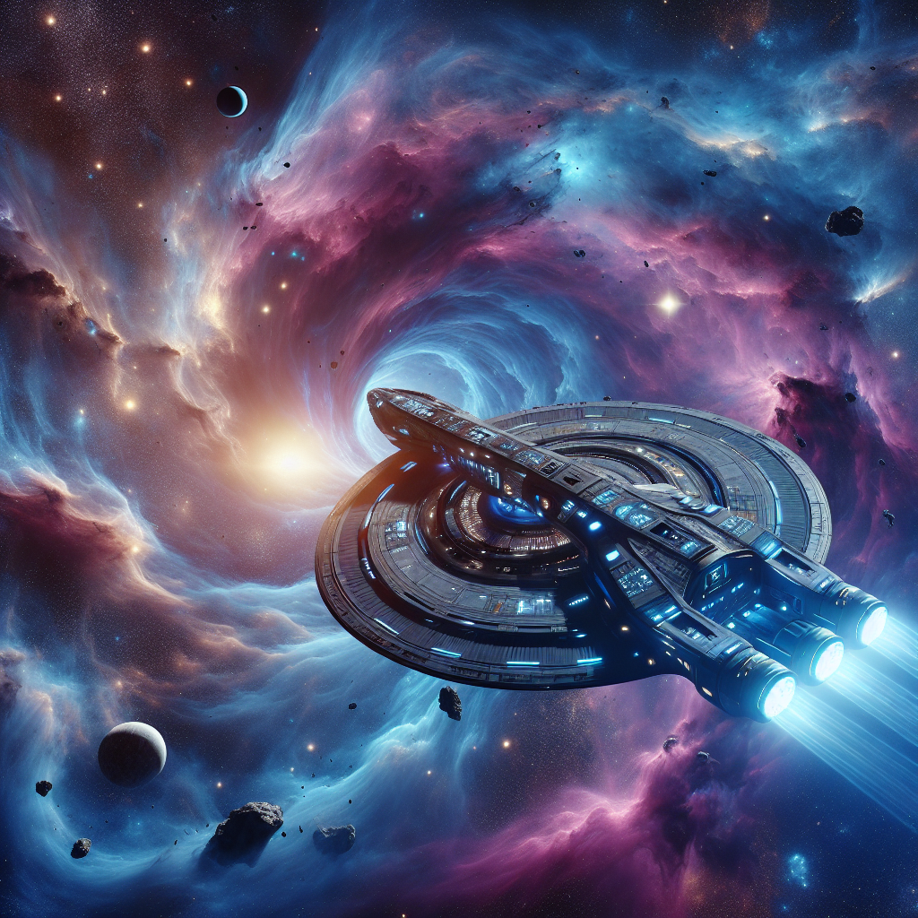 Galactic Odyssey: Nebula Explorer Ship Model