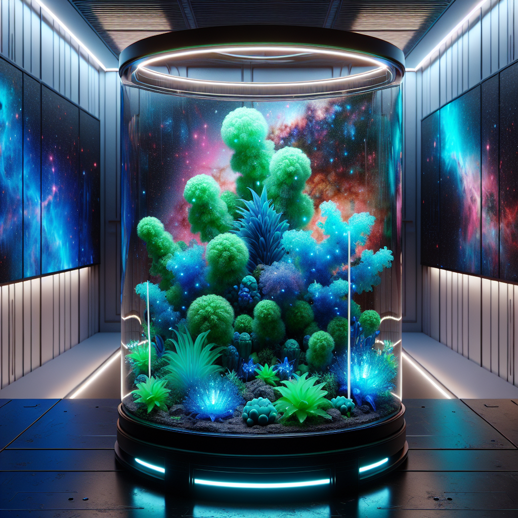 Galactic Garden: The Cosmic Flora Terrarium