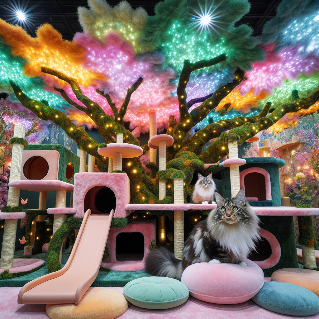Whisker Wonderland: Interactive Cat Playhouse