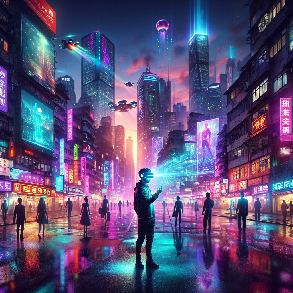 Neon Nexus: The AI-Enhanced Reality Visor