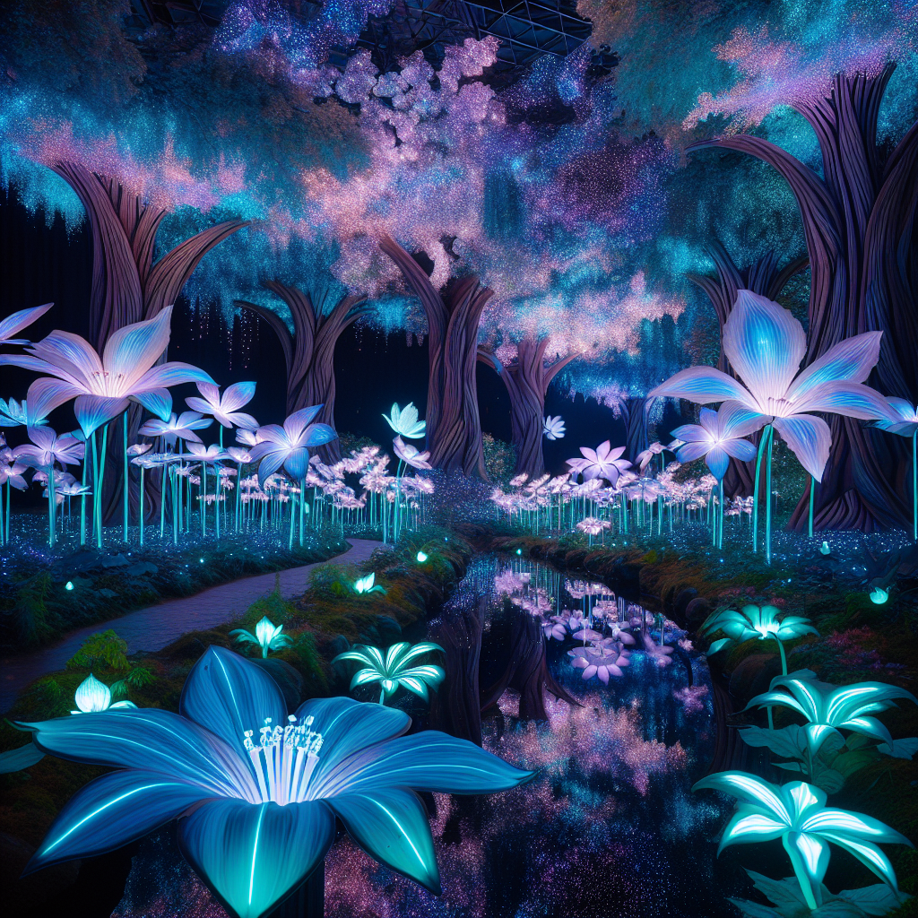 Celestial Garden: A Symphony of Light